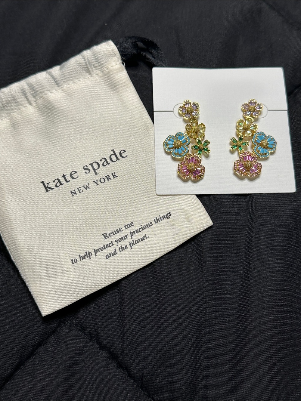 kate spade Fleurette Statement Earrings
